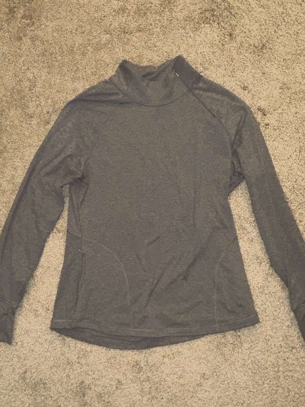Women’s Charcoal Long-Sleeve Jersey Top - Lightweight Layer